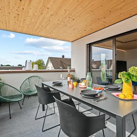 05 - Penthouse Fuer Bis Zu 6 Personen Mit Terrasse - Klimatisiert Friedrichshafen